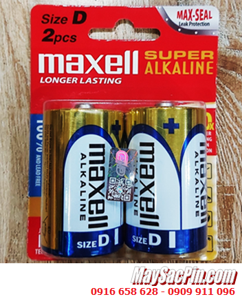 Maxell LR20(GD)2B, Pin đại D 1.5v Alkaline Maxell LR20(GD)2B chính hãng /Xuất xứ Liên doanh